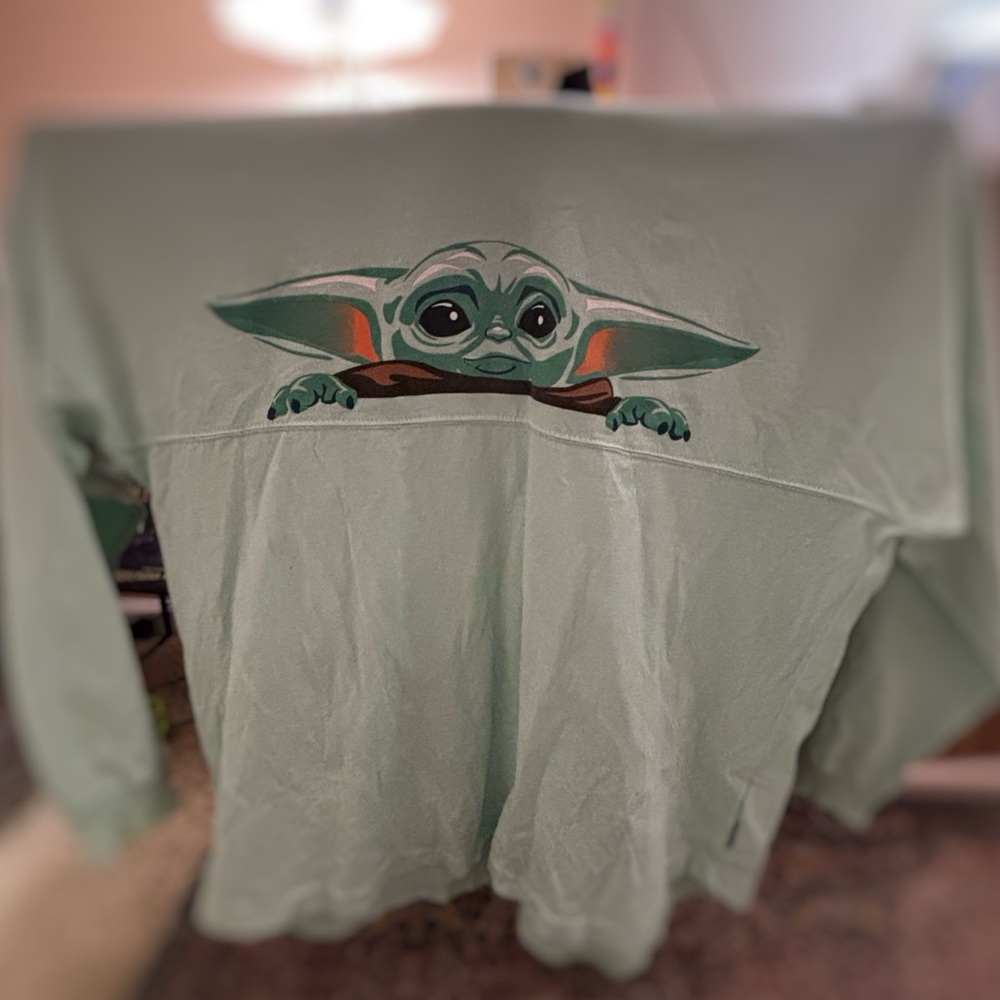 Light Green Baby Yoda/The Mandolorian Spirit Jersey